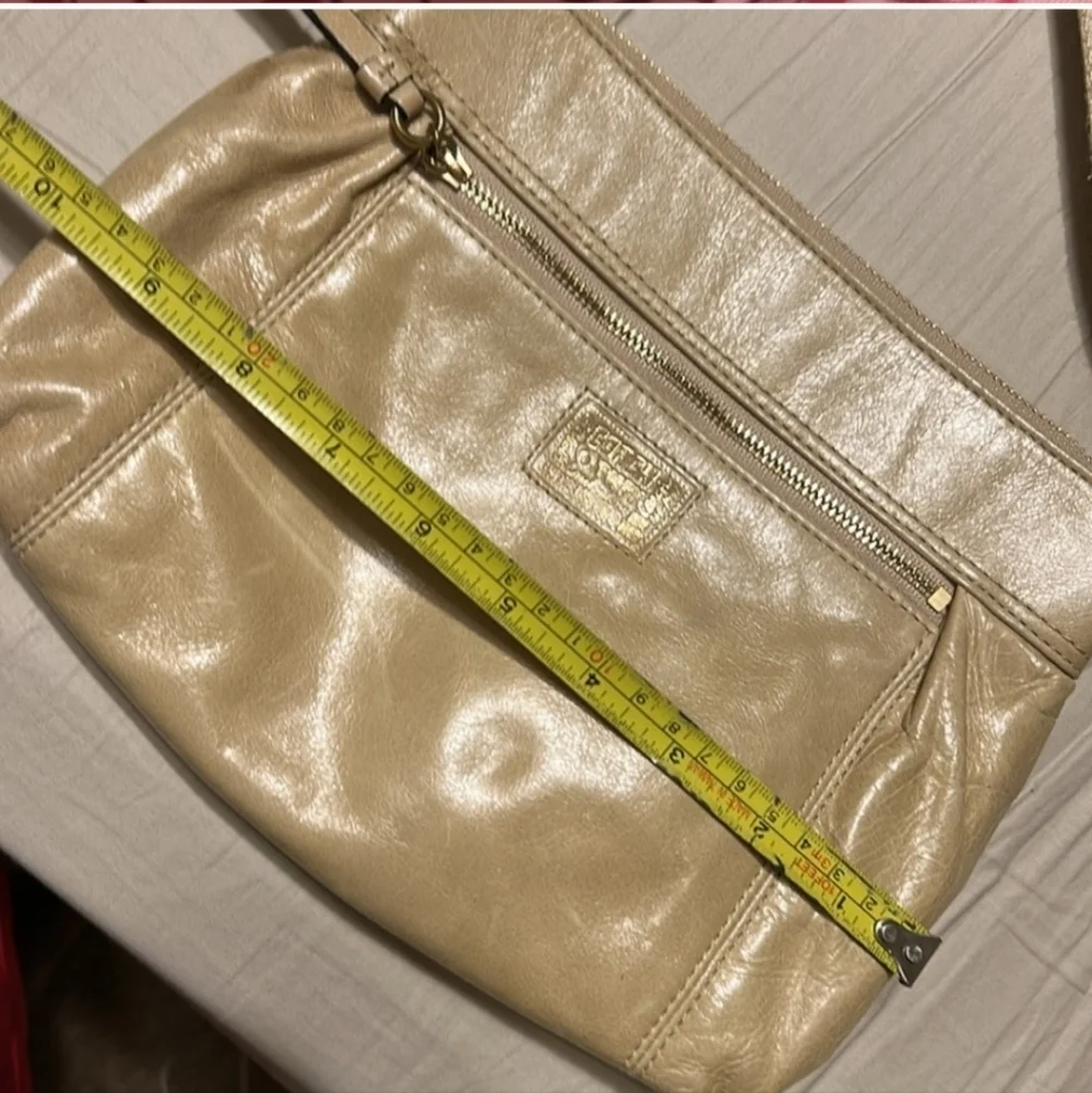 Coach Poppy Cream Leather Crossbody Bag